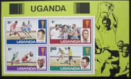 Poštová známka Uganda 1978 MS ve futbale Mi# Block 9