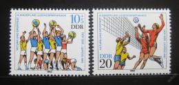 Poštové známky DDR 1983 Volejbal Mi# 2814-15