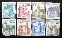Poštové známky Nemecko 1977 Hrady a zámky Mi# 913-20 Kat 9€