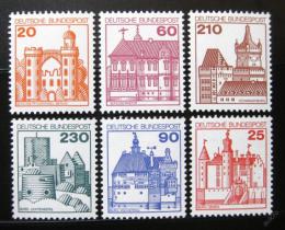 Poštové známky Nemecko 1978-79 Hrady a zámky Mi# 995-99,1028