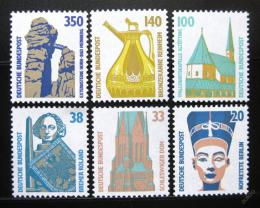 Poštové známky Nemecko 1989 Pamätihodnosti roèník Mi# 1398-1401,1406-07 Kat 11€