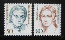 Poštové známky Nemecko 1986 Slavné ženy Mi# 1304-05