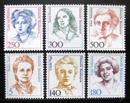 Poštové známky Nemecko 1989 Slavné ženy roèník Mi# 1397,1405,1427-28,1432-33 Kat 21.40€