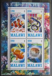Poštové známky Malawi 2013 Morská fauna, ryby