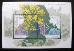 Poštové známky Nemecko 1997 Ochrana lesù Mi# Block 38