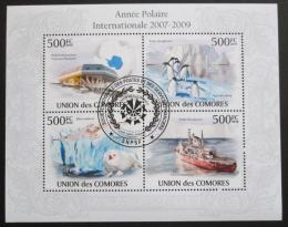 Poštové známky Komory 2009 Polární rok Mi# 2727-30