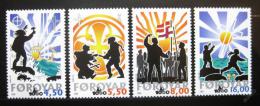 Poštové známky Faerské ostrovy 2000 Køes�anství Mi# 368-71 Kat 11€
