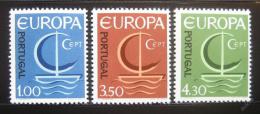 Poštové známky Portugalsko 1966 Európa CEPT Mi# 1012-14 Kat 25€