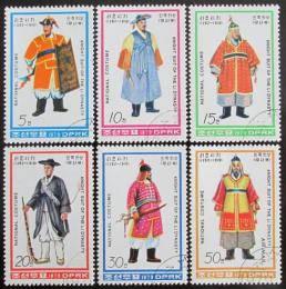 Poštové známky KLDR 1979 Kostýmy Mi# 1874-79