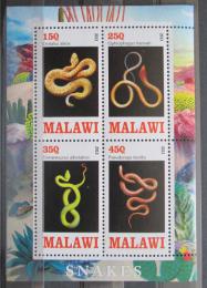 Poštové známky Malawi 2013 Plazi, Hady
