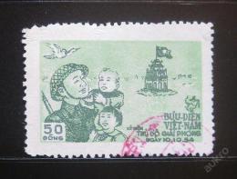 Poštová známka Vietnam 1955 Oslobodenie Hanoje Mi# 24 