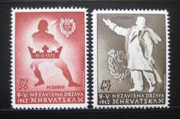 Poštové známky Chorvátsko 1942 Hrdinové Mi# 91-92