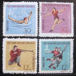 Poštové známky Vietnam 1966 GANEFO asijské hry Mi# 462-65