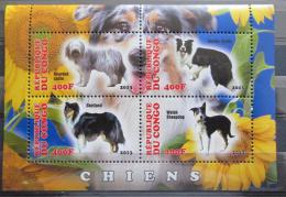 Poštové známky Kongo 2013 Psy