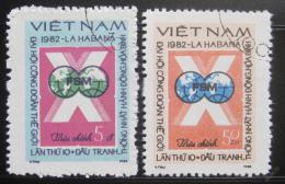 Poštové známky Vietnam 1982 Kongres odborù Mi# 1200-01