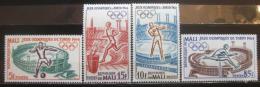 Poštové známky Mali 1964 LOH Tokio Mi# 86-89
