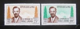 Poštové známky Mali 1962 Patrice Lumumba Mi# 47-48