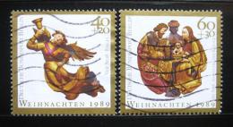 Poštové známky Západný Berlín 1989 Vianoce Mi# 858-59