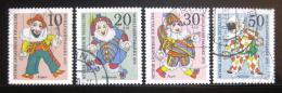Poštové známky Západný Berlín 1970 Loutky Mi# 373-76