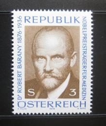 Poštová známka Rakúsko 1976 Dr. Robert Bárány, lékaø Mi# 1509