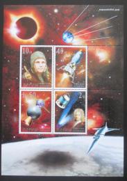 Poštové známky KLDR 2001 Prieskum vesmíru Mi# Block 505