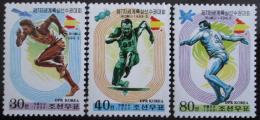 Poštové známky KLDR 1999 MS v atletice Mi# 4207-09