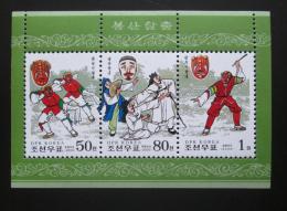 Poštové známky KLDR 2000 Národní tanec Mi# Block 445