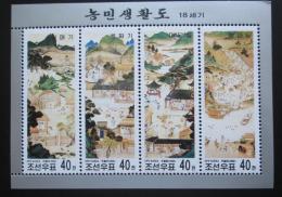 Poštové známky KLDR 2000 Umenie, vesnický život Mi# Block 444