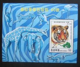 Poštová známka KLDR 1999 Tiger Mi# Block 420