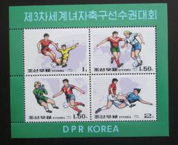 Poštové známky KLDR 1999 Ženský futbal Mi# Block 427