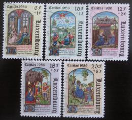 Poštové známky Luxembursko 1986 Miniatury Mi# 1163-67 Kat 12€