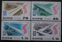 Poštové známky KLDR 2001 Dálnice Mi# 4450-53