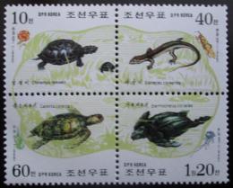 Poštové známky KLDR 1998 Obojživelníky Mi# 4112-15