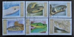 Poštové známky Benin 2001 Hady Mi# 1177-82