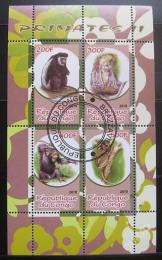 Poštové známky Kongo 2010 Primáti II