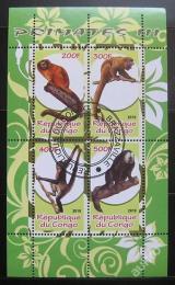 Poštové známky Kongo 2010 Primáti III