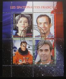Poštové známky Kongo 2009 Francouzští kozmonauti