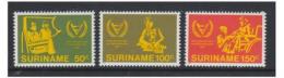 Potov znmky Surinam 1981 Rok tl. postiench Mi# 954-56