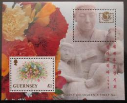 Poštová známka Guernsey 1994 Výstava PHILAKOREA Mi# Block 12