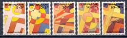 Poštové známky Surinam 1985 Ve¾ká noc Mi# 1125-29