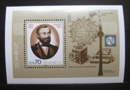 Poštová známka DDR 1990 Philipp Reis, fyzik Mi# Block 101