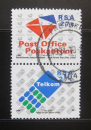 Poštové známky JAR 1991 Poštovní služby, pár Mi# 823-24