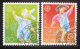Poštové známky Švýcarsko 1989 Európa CEPT Mi# 1391-92