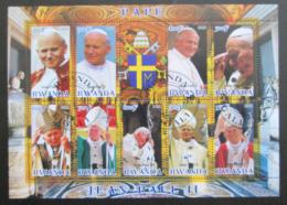 Poštové známky Rwanda 2012 Papež Jan Pavel II.