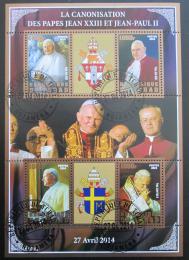 Potov znmky ad 2014 Pape Jan Pavel II., zlat psmo