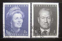 Poštové známky Lichtenštajnsko 1970 Knížecí pár Mi# 531,544