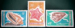 Poštové známky Pobrežie Slonoviny 1971 Morská fauna Mi# 376-78