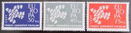 Poštové známky Turecko 1961 Európa CEPT Mi# 1820-22