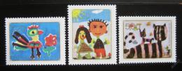 Poštové známky Juhoslávia 1974 Dìtské kresby Mi# 1573-75