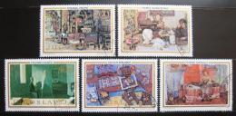 Poštové známky Juhoslávia 1973 Umenie Mi# 1524-28